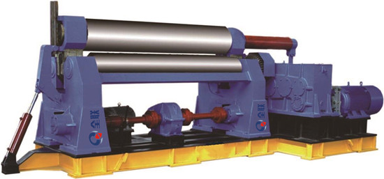 水平(ping)下調式(shi)三輥卷(juan)闆機