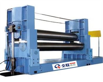 陝西W11Y系列(lie)液壓對稱式三輥(gun)卷闆機